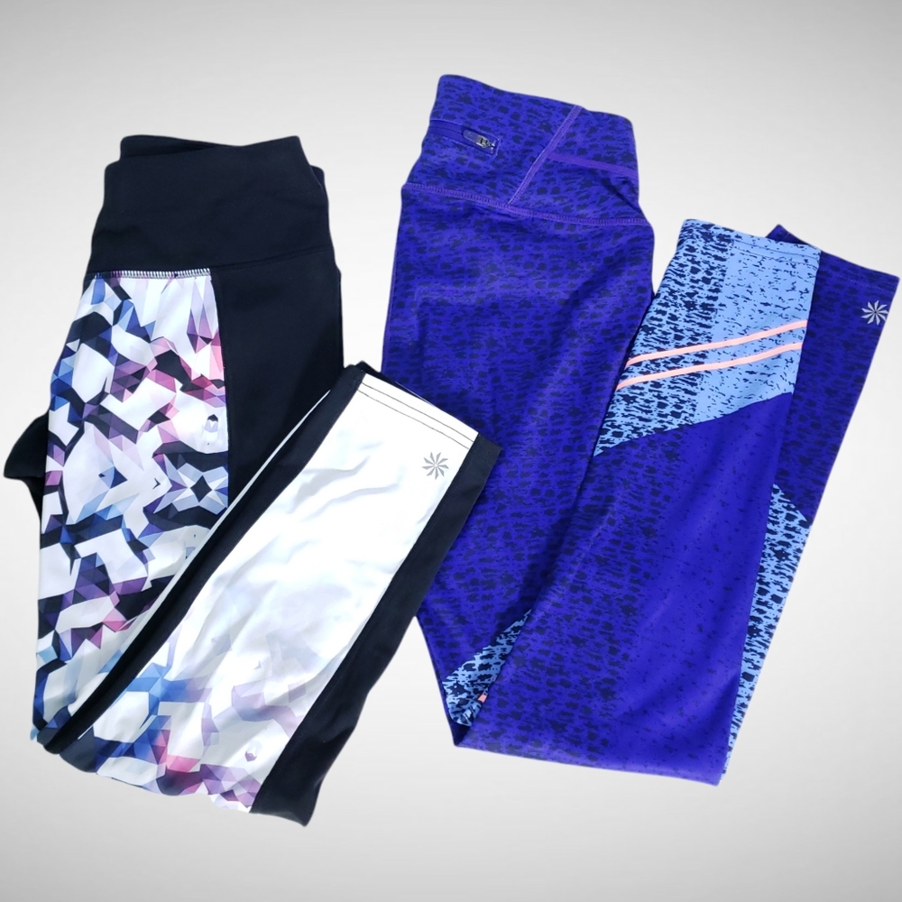 Athleta 2 pc. Bundle of Sonar Leggings Tights XS